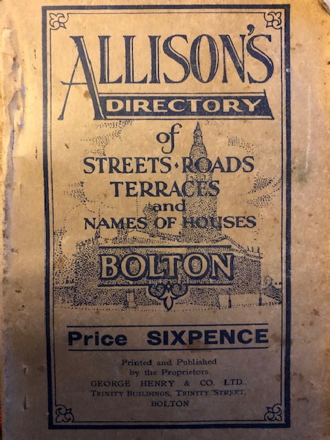 Allison's Directory 1938