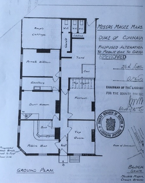 Duke of Connaught internal plan