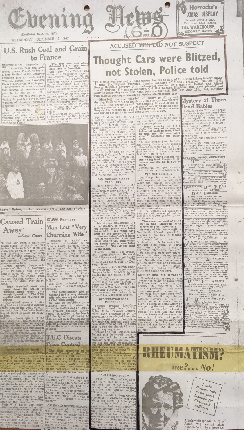 Bolton Evening News Wednesday December 17th 1947