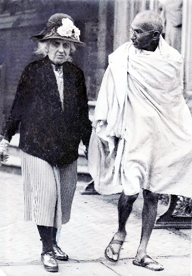 Ghandi & Annie Barlow 1931